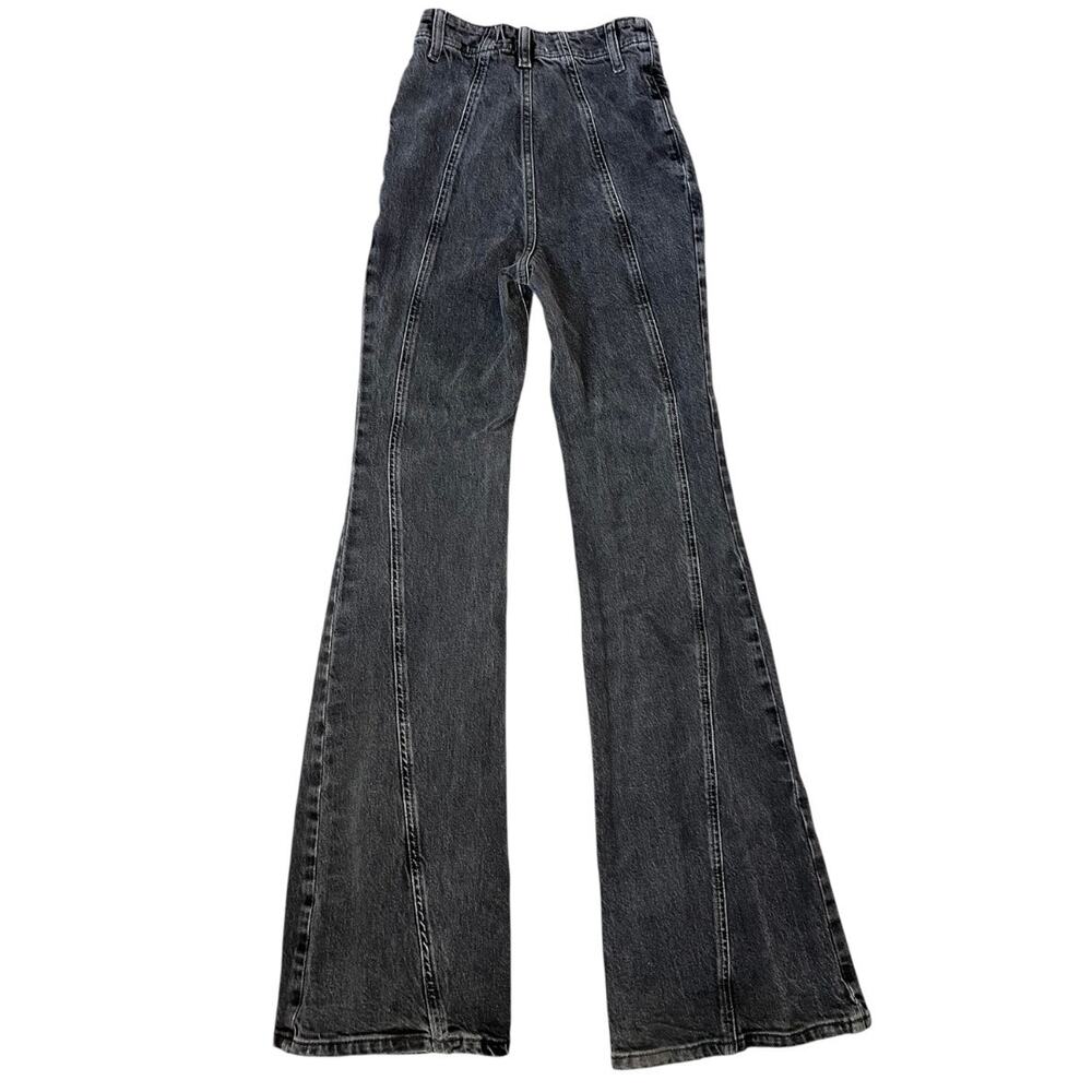 Free people we the free Florence flare jeans black retro bell bottoms boho - Picture 4 of 7